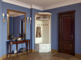 Os tipos mais práticos de banquetas para o corredor: com prateleiras, assento e cabide! 215+ (Photo) Exemplos de design