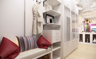 Os tipos mais práticos de banquetas para o corredor: com prateleiras, assento e cabide! 215+ (Photo) Exemplos de design