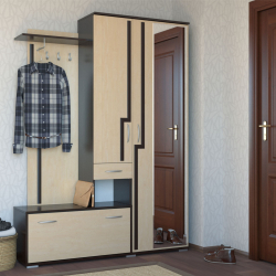 Os tipos mais práticos de banquetas para o corredor: com prateleiras, assento e cabide! 215+ (Photo) Exemplos de design