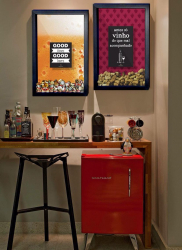Bar para garrafas no interior do apartamento ou casa - Como melhor fazer? 120+ (foto) de uma árvore, andar, angular