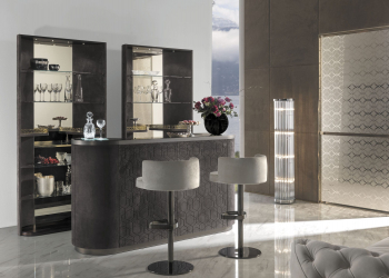 Bar para garrafas no interior do apartamento ou casa - Como melhor fazer? 120+ (foto) de uma árvore, andar, angular