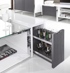 Bar para garrafas no interior do apartamento ou casa - Como melhor fazer? 120+ (foto) de uma árvore, andar, angular