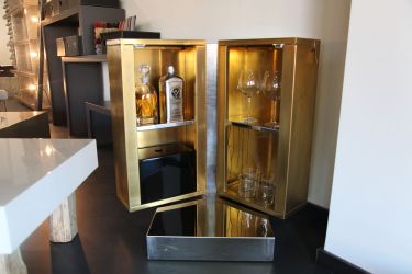 Bar para garrafas no interior do apartamento ou casa - Como melhor fazer? 120+ (foto) de uma árvore, andar, angular