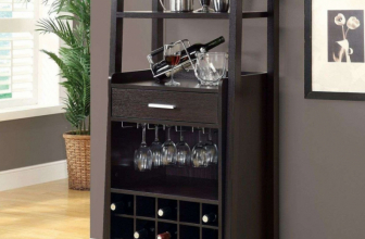 Bar for bottles in the interior of the apartment or house - How best to do? 120+ (photo) from a tree, floor, angular