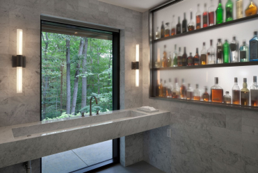 Bar para garrafas no interior do apartamento ou casa - Como melhor fazer? 120+ (foto) de uma árvore, andar, angular