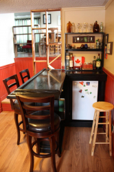 Bar para garrafas no interior do apartamento ou casa - Como melhor fazer? 120+ (foto) de uma árvore, andar, angular