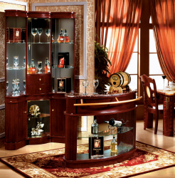 Bar para garrafas no interior do apartamento ou casa - Como melhor fazer? 120+ (foto) de uma árvore, andar, angular