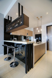 Bar para garrafas no interior do apartamento ou casa - Como melhor fazer? 120+ (foto) de uma árvore, andar, angular