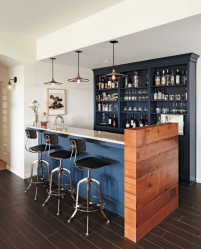Bar para garrafas no interior do apartamento ou casa - Como melhor fazer? 120+ (foto) de uma árvore, andar, angular