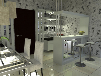 Bar para garrafas no interior do apartamento ou casa - Como melhor fazer? 120+ (foto) de uma árvore, andar, angular