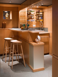 Bar para garrafas no interior do apartamento ou casa - Como melhor fazer? 120+ (foto) de uma árvore, andar, angular