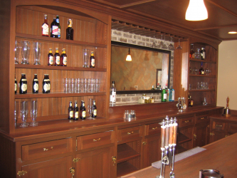 Bar para garrafas no interior do apartamento ou casa - Como melhor fazer? 120+ (foto) de uma árvore, andar, angular