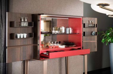 Bar para garrafas no interior do apartamento ou casa - Como melhor fazer? 120+ (foto) de uma árvore, andar, angular