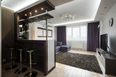 Bar para garrafas no interior do apartamento ou casa - Como melhor fazer? 120+ (foto) de uma árvore, andar, angular