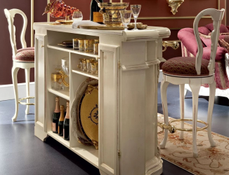 Bar para garrafas no interior do apartamento ou casa - Como melhor fazer? 120+ (foto) de uma árvore, andar, angular