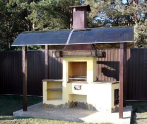 Churrasqueira no País: Como equipar uma plataforma com um mirante, churrasqueira e churrasqueira? (Mais de 180 fotos)