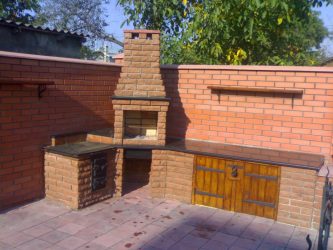 Churrasqueira no País: Como equipar uma plataforma com um mirante, churrasqueira e churrasqueira? (Mais de 180 fotos)