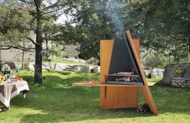 Churrasqueira no País: Como equipar uma plataforma com um mirante, churrasqueira e churrasqueira? (Mais de 180 fotos)