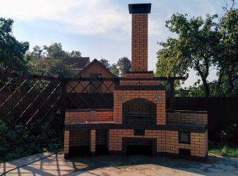 Churrasqueira no País: Como equipar uma plataforma com um mirante, churrasqueira e churrasqueira? (Mais de 180 fotos)