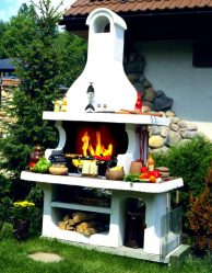 Churrasqueira no País: Como equipar uma plataforma com um mirante, churrasqueira e churrasqueira? (Mais de 180 fotos)