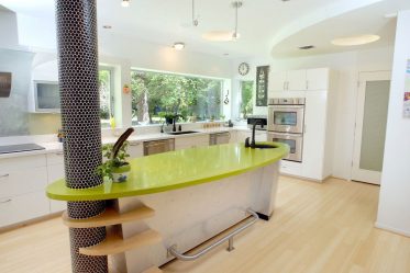 วิธีการจัดให้บาร์ในห้องครัว? 215+ (Photo) การออกแบบที่ทันสมัยสำหรับบ้านหรืออพาร์ตเมนต์
