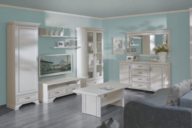 Características Dresser branco 200+ (fotos) opções (brilhante, com gavetas, sem alças)