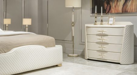 Características Dresser branco 200+ (fotos) opções (brilhante, com gavetas, sem alças)