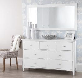 Características Dresser branco 200+ (fotos) opções (brilhante, com gavetas, sem alças)