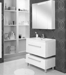 Características Dresser branco 200+ (fotos) opções (brilhante, com gavetas, sem alças)