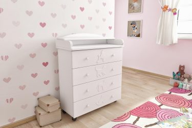 Características Dresser branco 200+ (fotos) opções (brilhante, com gavetas, sem alças)