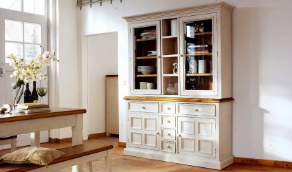 Características Dresser branco 200+ (fotos) opções (brilhante, com gavetas, sem alças)