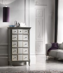 Características Dresser branco 200+ (fotos) opções (brilhante, com gavetas, sem alças)