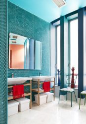 O interior em cores turquesa - A escolha de personalidades de destaque (235+ Fotos). De que cor corresponde?