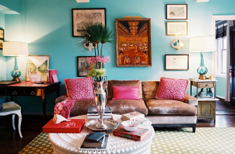 The interior in turquoise colors - The choice of outstanding personalities (235+ Photos). What color does it match?