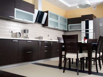 Nova tendência no mundo da cozinha - Cozinha preta no interior (mais de 220 combinações de fotos no design)