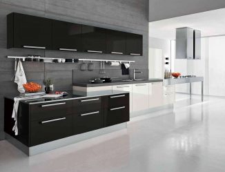 Nova tendência no mundo da cozinha - Cozinha preta no interior (mais de 220 combinações de fotos no design)