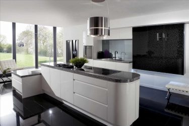 Nova tendência no mundo da cozinha - Cozinha preta no interior (mais de 220 combinações de fotos no design)