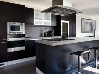 Nova tendência no mundo da cozinha - Cozinha preta no interior (mais de 220 combinações de fotos no design)