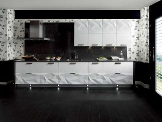 Nova tendência no mundo da cozinha - Cozinha preta no interior (mais de 220 combinações de fotos no design)