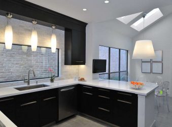 Nova tendência no mundo da cozinha - Cozinha preta no interior (mais de 220 combinações de fotos no design)
