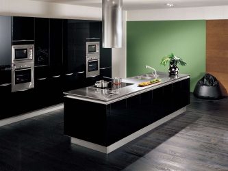 Nova tendência no mundo da cozinha - Cozinha preta no interior (mais de 220 combinações de fotos no design)
