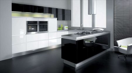 Nova tendência no mundo da cozinha - Cozinha preta no interior (mais de 220 combinações de fotos no design)