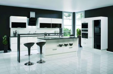 Nova tendência no mundo da cozinha - Cozinha preta no interior (mais de 220 combinações de fotos no design)