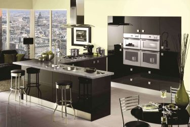 Nova tendência no mundo da cozinha - Cozinha preta no interior (mais de 220 combinações de fotos no design)