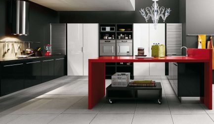 Nova tendência no mundo da cozinha - Cozinha preta no interior (mais de 220 combinações de fotos no design)