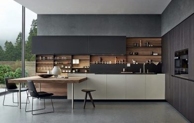 Nova tendência no mundo da cozinha - Cozinha preta no interior (mais de 220 combinações de fotos no design)
