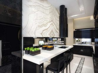 Nova tendência no mundo da cozinha - Cozinha preta no interior (mais de 220 combinações de fotos no design)