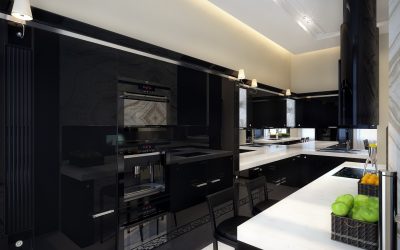 Nova tendência no mundo da cozinha - Cozinha preta no interior (mais de 220 combinações de fotos no design)