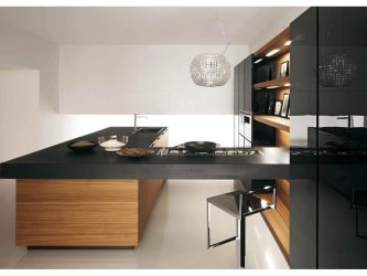 Nova tendência no mundo da cozinha - Cozinha preta no interior (mais de 220 combinações de fotos no design)