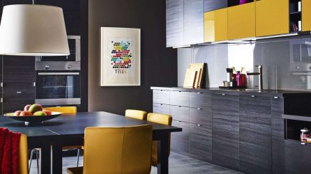 Nova tendência no mundo da cozinha - Cozinha preta no interior (mais de 220 combinações de fotos no design)